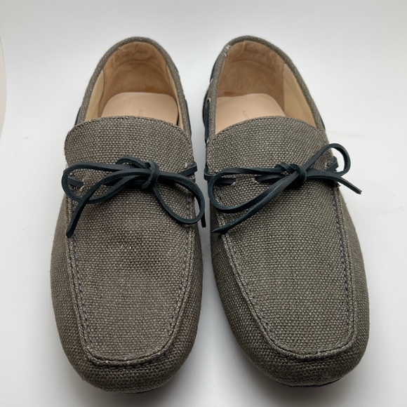 NEW* Alton Lane Custom Made Linen  Loafers Moccasins Slip-ons Size 42 US 8.5/9 - Picture 2 of 8